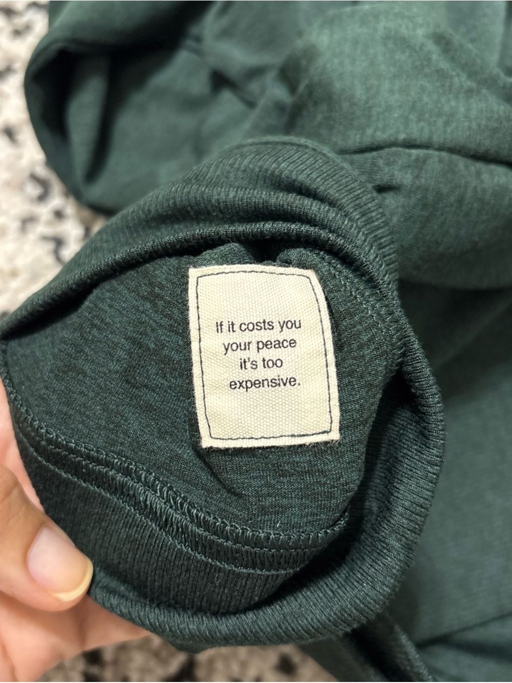 VUORI Halo Mini Full Zip Hoodie Women's Size S Evergreen Heather - Picture 12 of 12